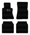 Carpet Front Rear Floor Mats Black For Mercedes-benz 420sel 1991 1990 1989 1988 1987 1986 Includes Heel Pad 