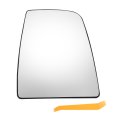 Car Rearview Right Passenger Side Upper Part Mirror Glass Replacement W Backing Plate Heated White For Ford Transit T150 T250 