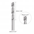Uxcell Solid Carbide Drill Bits 4mm C2 K20 Tungsten Jobber Straight Shank Drilling Tool For Stainless Steel Aluminum Iron Metal