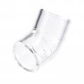 Uxcell 1pcs Clear Elbow Fitting 25mm 0 98 2 Way Acrylic 45 Degree Pipe Adapter For Connecting Water Pipes