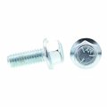 Prime-line Serrated Flange Bolts 3 8 In -16 X 1 Zinc Plated Case Hardened 25 Pack