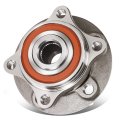 Factory Style Front Wheel Bearing Hub Assembly For Volvo S60 S80 V70 Xc70 1999-2007 Driver Or Passenger Side Bare Steel 