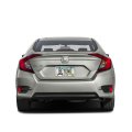 Ipick Image Made For Honda Civic Dual Logo 3d Embossed Letters On Mirror Chrome Metal License Plate Frame