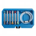 Wintools 7 8 9 10 11 12mm Brake Fluid Clutch Bleeder Hose With 12 Point Wrench And Check Valve 