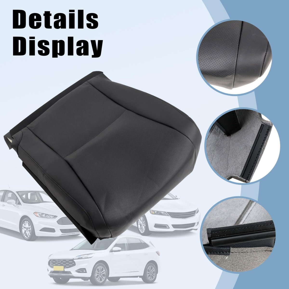 Black Replacement Front Driver And Passenger Side Seat Covers For Lexus Rx350 Rx450h 2010 2011 2012 2013 2014 2015 Microfiber