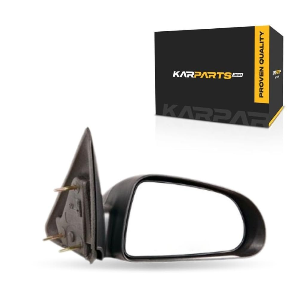 Passenger Side Door Mirror For Mitsubishi Raider 2006 2007 2008 2009 Black Standard Style Alx-pau-t2-a1ch219r-cla2