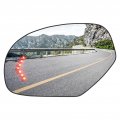 Driver Left Side Heated Mirror Glass With Turn Signal For 2007-2014 Cadillac Escalade Chevy Avalanche Silverado Suburban Tahoe 
