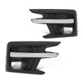 Front Bumper Fog Light Lamp Cover Bezels Left Right For Subaru Ascent 2019-2022 57731xc03a 57731xc02a Black Silver 