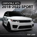 G-plus Fog Light Lamp Right Compatible With Land Rover Range Sport 2018-2022 Fit 2018-2021