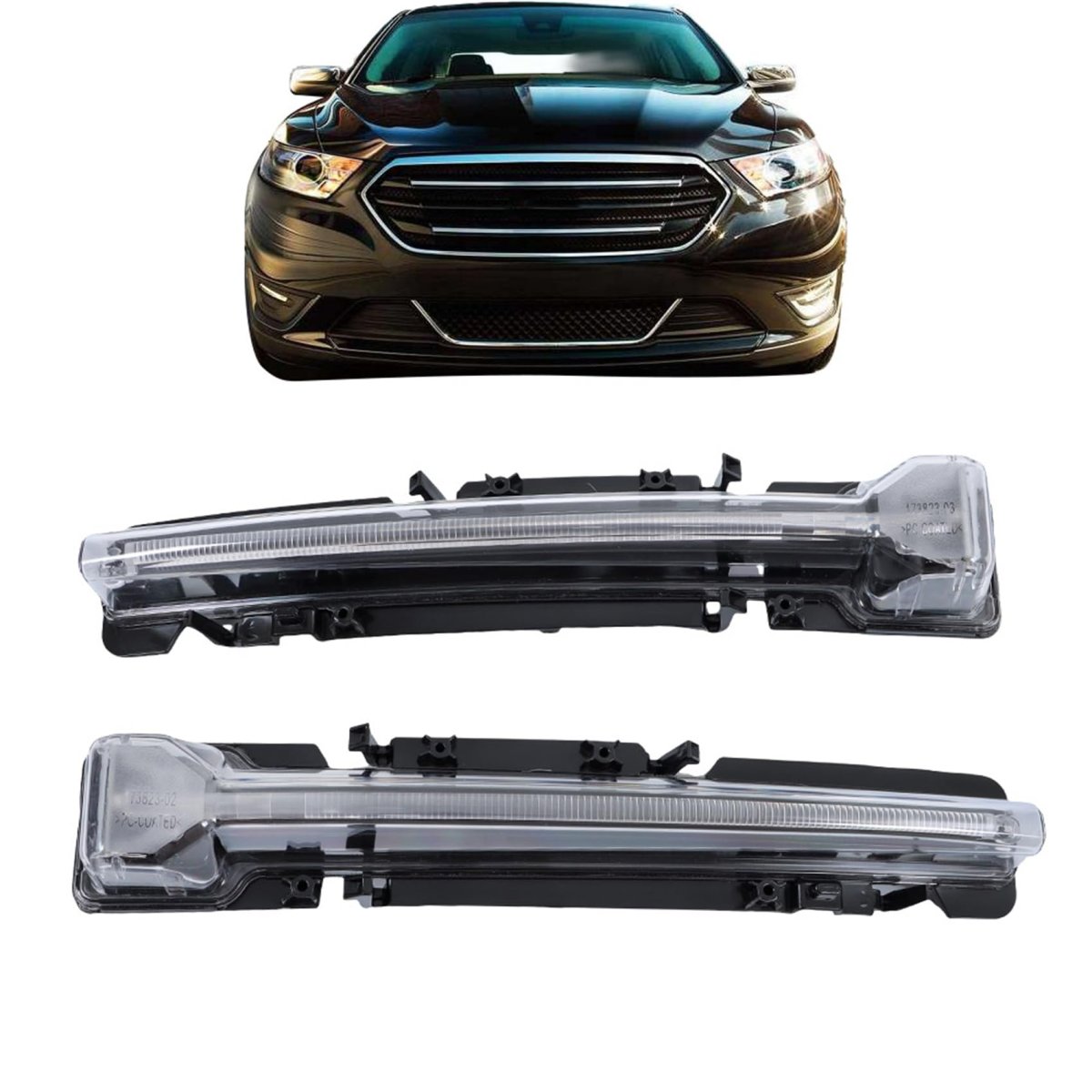 Parking Light Fogs Pair For Taurus 2013-2019 Front Left And Right Driver Passenger Side Marker Light Fo2521187 Fo2520187