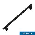 10 Pack Rok Hardware 10-1 8 256mm Center Matte Black Kitchen Cabinet Drawer Door Handle Pull 11-3 288mm Length 
