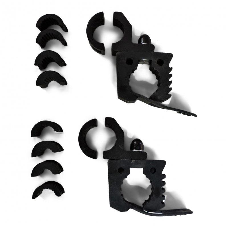 Atv Tool Holder Hornet Outdoors Round Tube Mounts Fits 3 4 Inch To 1 Bars Holders For Rack Other Sold Per Pair Two Complete