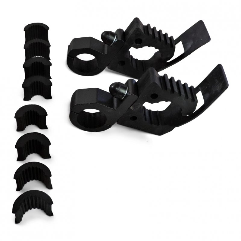 Atv Tool Holder Hornet Outdoors Round Tube Mounts Fits 3 4 Inch To 1 Bars Holders For Rack Other Sold Per Pair Two Complete