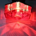 Uxcell Universal Motorcycle 12v 30w Red Integrated Brake Tail Turn Signal Rear Light