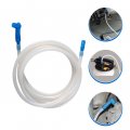 Ultechnovo 2pcs Brake Hose Bleeder Stainless Steel Tube Bleed Tubing Fluid Extractor Pneumatic Oil Vacuum Motorcycle Fuel Abs