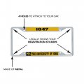 University Of Iowa Hawkeyes Officially Licensed Metal License Plate Frame Universal Fit For Us And Canadian Plates 12 25 In X 6
