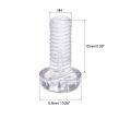 Uxcell M4x10mm Plastic Screws Pc Transparent Acrylic Phillips Cross Pan Hand Tighten Screw 50pcs