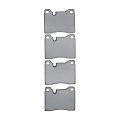 Disc Brake Pads For Ferrari Testarossa 1990 1991 Low Metallic Friction Material 2 76 Inner Height 3 53 In Width Front Position 