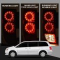G-plus Led Tail Lights Brake Signal W Bulbs Left And Right Pair Compatible With Dodge Grand Caravan 2011-2020 5182535ad
