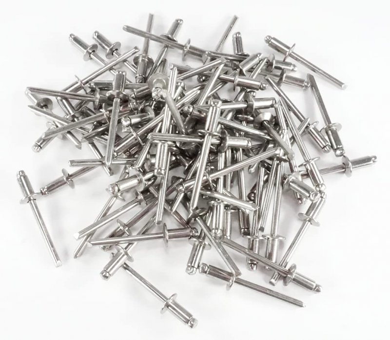100 Qty 304 Stainless Steel Blind Rivets 6 3 16 Diameter X 3 Grip Bcp177