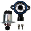 Throttle Position Sensor And Idle Air Control Valve Set Work For Cadillac 2002 Escalade Base Without Traction 