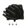 Distributor Cap For Lexus Ls400 1990 To 1997 Black Polypropylene With Aluminum Terminals Side Tower Position 1910150020 