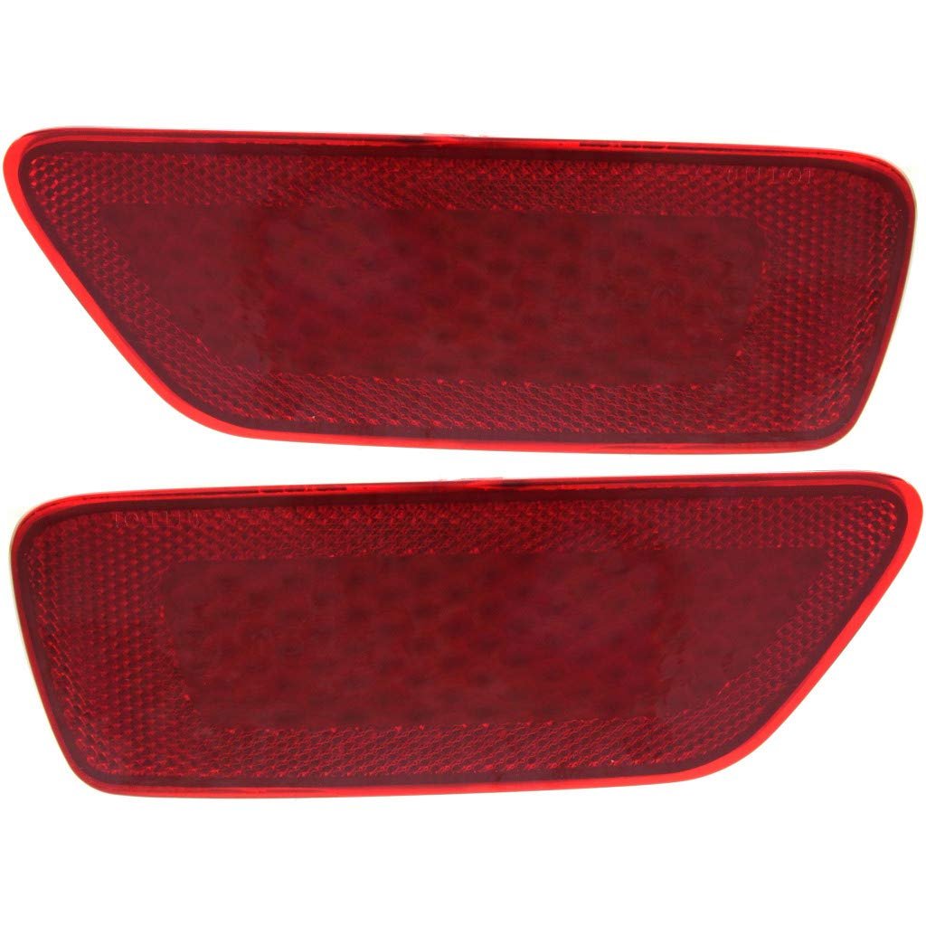 Rear Bumper Reflector Pair For Jeep Compass 2011 To 2017 Driver And Passenger Side Ch1184100 Ch1185100 57010721ac 57010720ac