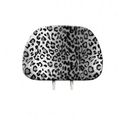 Headrest Cover Leopard Snow 