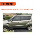 Ecotric Exterior Molding Windshield Pillar Trim Compatible With 2010-2013 Kia Soul Left Driver Side