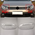 Hztwfc 2 Pieces Front Headlight Shell Cover Transparent Lampshade Headlamp Mask Lens Lamp Shade For Vw Polo 2014 2015 2016 2017