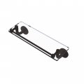 Allied Brass Rm-1-16-gal Remi Collection 16 Inch Vanity Gallery Rail Glass Shelf Oil Rubbed Bronze 
