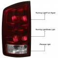 Ecotric Pair Tail Light Compatible With 2002-2006 Dodge Ram 1500 2003-2006 2500 3500 Taillight Turn Signal Replacement For