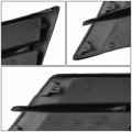 Non Fog Light Style Ma1039105 Front Cover Compatible With Mazda 3 20l 2010 Passenger Right Side Smooth Black