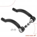 A-premium 2 X Front Outer Tie Rod Ends Compatible With Volvo S60 2001-2009 S80 2000-2006 V70 2001-2007 Replace Es80981 Es80982