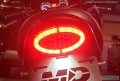 Motodynamic Integrated Sequential Led Tail Lights Smoke Lens For Kawasaki Z900rs 2018-2024 Z650rs 2022-2023