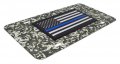 Police Urban Camo License Plate