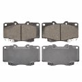 Front Disc Brake Pads For Toyota Tacoma 1995 To 2004 Set Of 4 Mechanical Pad Wear Sensor Type 4000 Hybridynamic Series