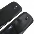 Uxcell 2 Pcs Black Rubber Car Front Rear Bumper Protector Corner Guard Scratch Sticker
