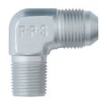 Fragola 90 Degree Aluminum Adapter -6 An X 1 8 Mpt Clear 
