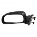 Ocpty Driver Side View Mirror Compatible With 2005-2011 For Dodge Dakota Textured Manual Folding Non-heated Abs