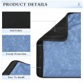 Odawa Pale Denim Blue Automotive Seat Belt Pads 2 Pack Padding Shoulder Strap Protector To Release Stress Your Neck And For
