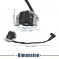 X Autohaux 2 Pcs Ignition Coil 21171-0745 21171-0742 For Kawasaki Fh601v Fh641v Fh661v Fh680v Fh721v Assembly Lawn Mower Pack