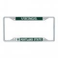 Portland State University Vikings License Plate Frame Officially Licensed Mascot Metal Car Tag Holder 6 25 X 12 In Standard 
