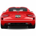 Ipick Image Made For Dodge Viper Black Real Carbon Fiber 50 States License Plate Frame
