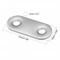 Uxcell Repair Plate 37mmx16mm Flat Fixing Mending Corner Brace Bracket Connector Pack Of 10