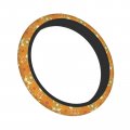 70 S Retro Sunflower Steering Wheel Cover Universal 15 Inch Neoprene Car Protection Wrap Covers Fits Truck Suvs Car Accessories