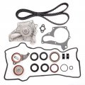 Timing Belt Kit Including Water Pump With Gasket Tensioner Bearing Etc Ocpty Compatible For 1987 1988 1989 1999 2000 2001