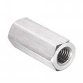 Uxcell M10 X 1 5-pitch 40mm Length 304 Stainless Steel Metric Hex Coupling Nut 5-pack