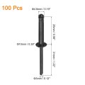 100pcs 3 16 X1 Aluminum Round Head Tri Grip Rivets Assortment Bulb Style For Diy Sheet Metal Automotive Repairs Furniture
