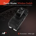A-premium Power Window Switch Compatible With Chevrolet Colorado 2004-2012 Gmc Canyon Hummer H3 2006-2010 Rear Left Or Right